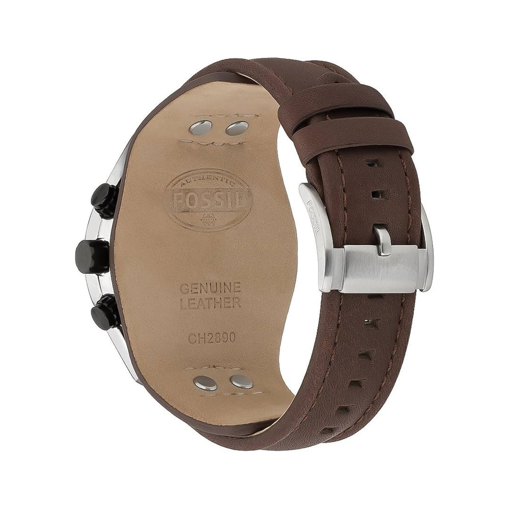 Fossil Coachmen Chronograph White Dial Men s Watch CH2890