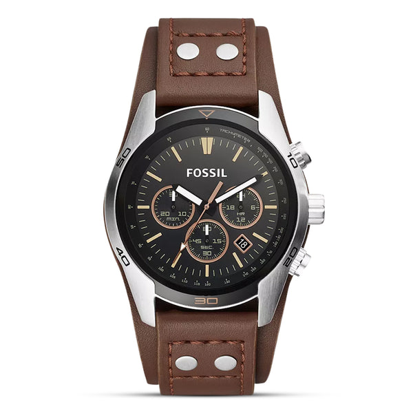 Fossil Coachman Chronograph Brown Leather Men's Watch| CH2891