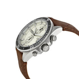 Fossil Wakefield Eggshell Dial Brown Men's Watch | CH2943