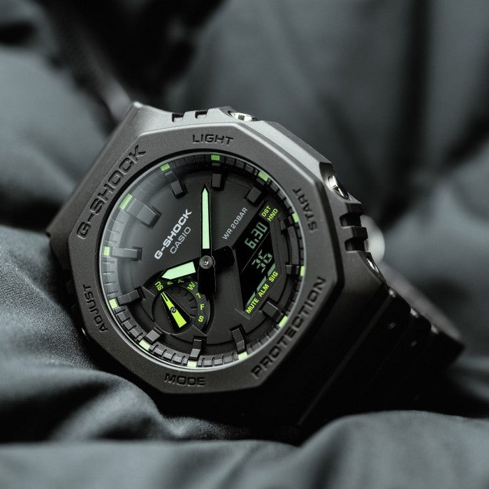 Casio Neon Casio G-Shock Neon Accent Series | GA-2100-1A3
