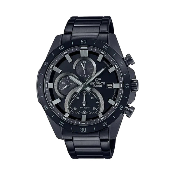 Casio edifice black metal strap watch best sale