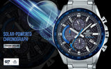 Casio Edifice Solar Powered Black Dial Watch| EQS-900DB-2AVUDF