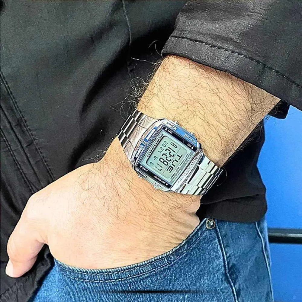 Casio Vintage Digital Data Bank Resin Strap Watch DB-360-1ADF
