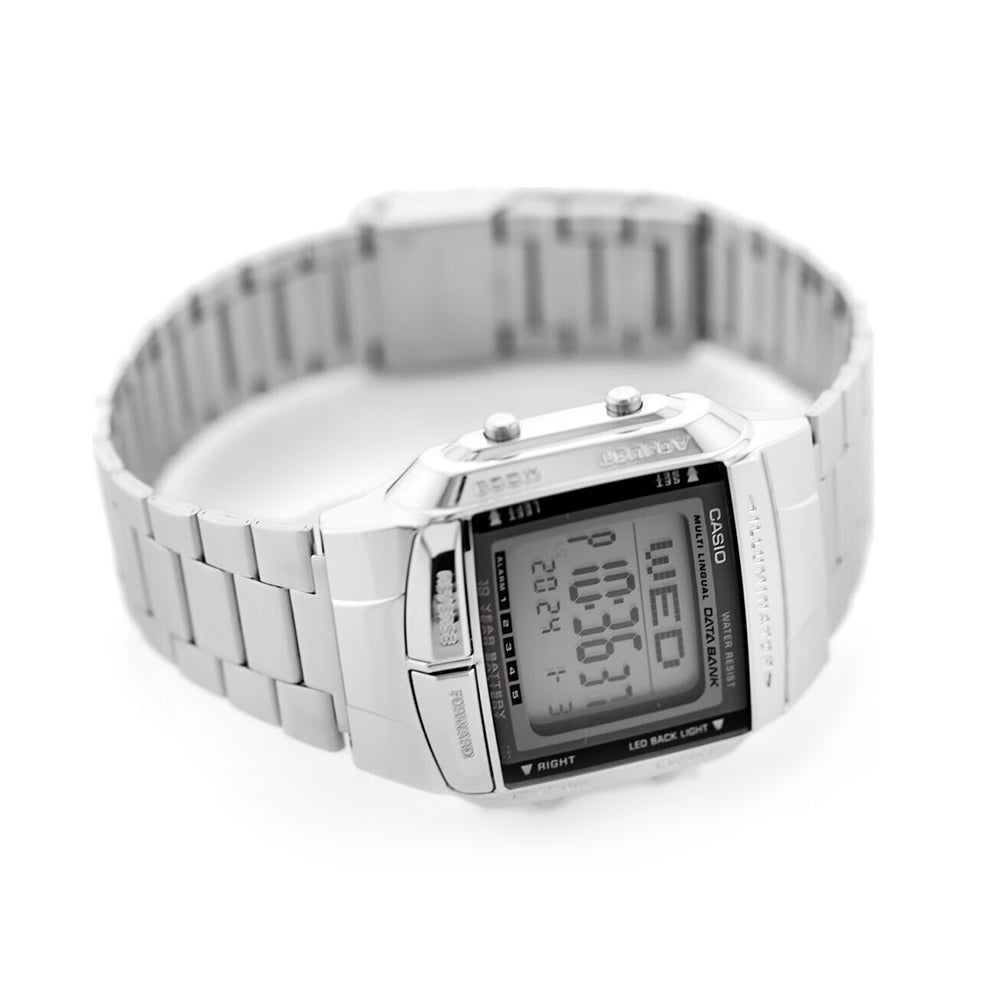 Casio Vintage Digital Data Bank Resin Strap Watch DB-360-1ADF
