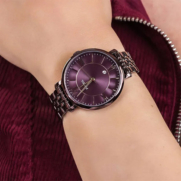 Fossil Jacqueline Wine Stainless Steel Women's Watch| ES4100
