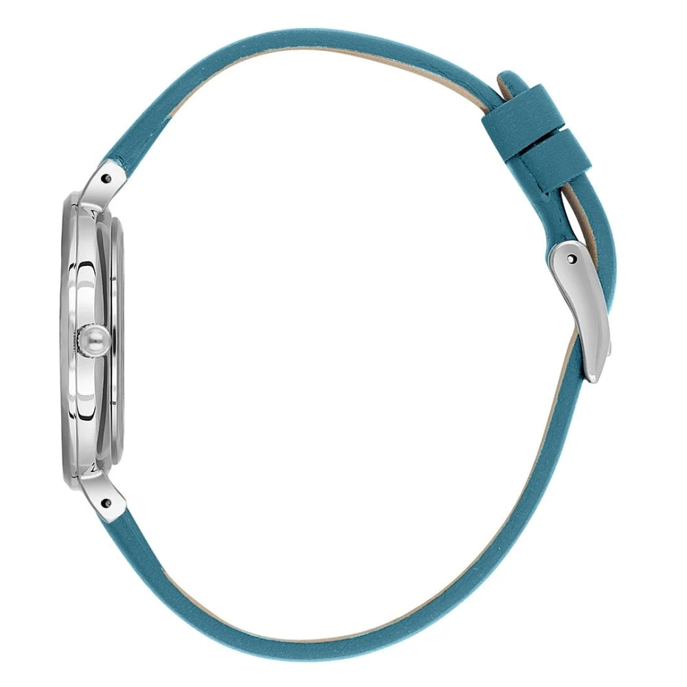 Daniel Klein Leather Strap White Dial Ladies Watch | DK.1.13762-4