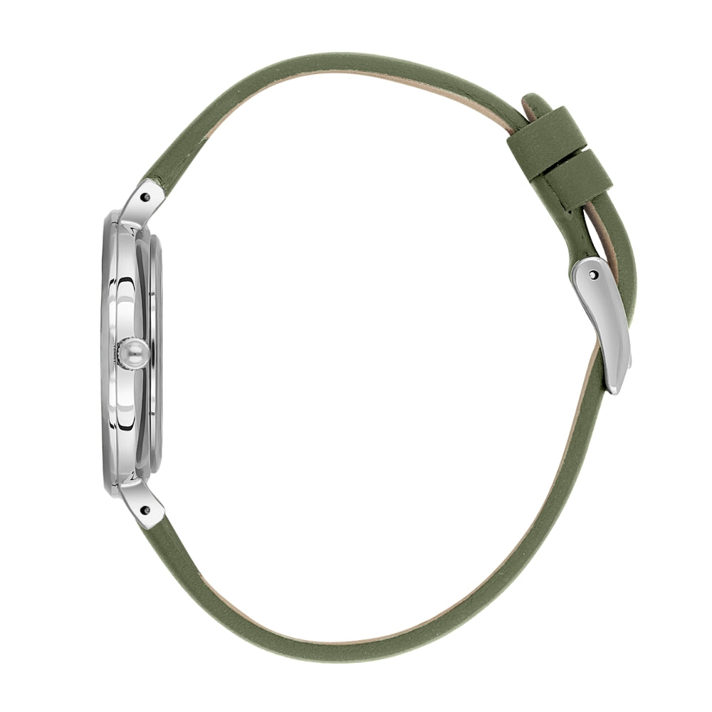 Daniel Klein Leather Strap White Dial Ladies Watch | DK.1.13762-5