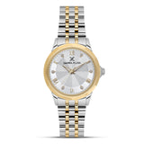 Daniel Klein Premium Two Tone Silver Dial Ladies Watch | DK.1.13898-4