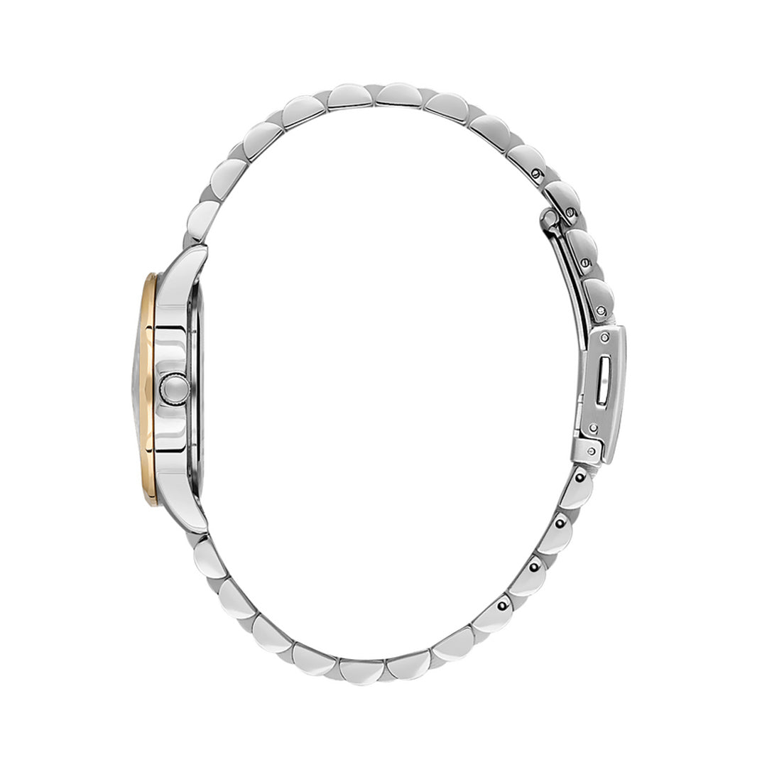 Daniel Klein Premium Two Tone Silver Dial Ladies Watch | DK.1.13898-4