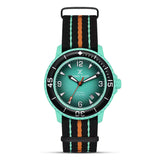 Daniel Klein Bioceramic Green Dial Nylon Band Men's Watch | DK.4.19730-6