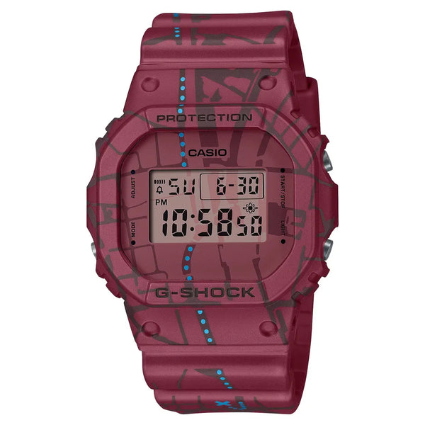 Casio G-Shock Treasure Hunt Red Series Watch | DW-5600SBY-4DR