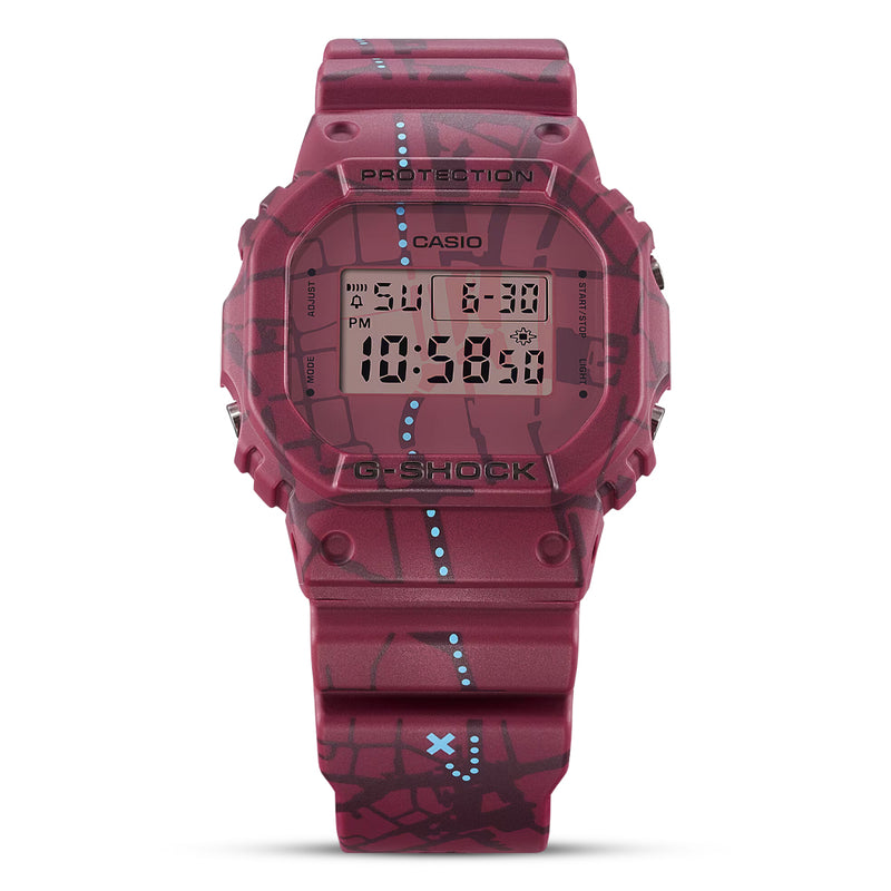 Casio G-Shock Treasure Hunt Red Series Watch | DW-5600SBY-4DR