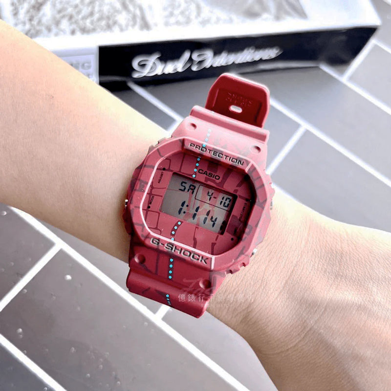 Casio G-Shock Treasure Hunt Red Series Watch | DW-5600SBY-4DR