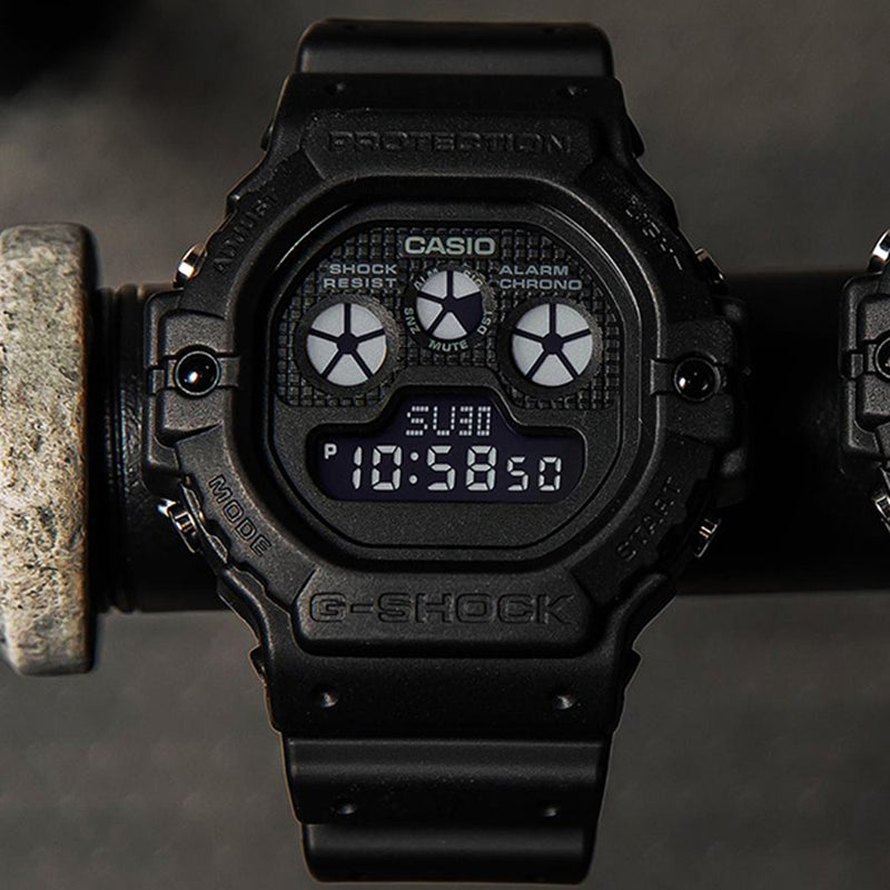 Casio G-Shock "Three Eyes" Matte Black Classic Watch DW-5900BB-1DR