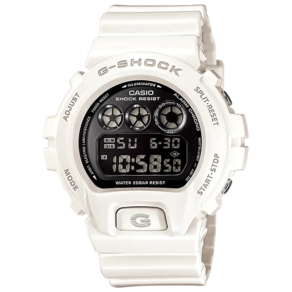 Casio G-Shock Glossy White Digital Men's Watch| DW-6900NB-7DR