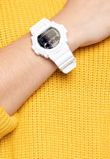 Casio G-Shock Cool Glossy White Digital Watch DW-6900NB-7DR