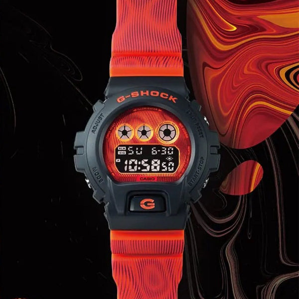 Casio G-Shock "Time Distortion" Digital Watch DW-6900TD-4DR
