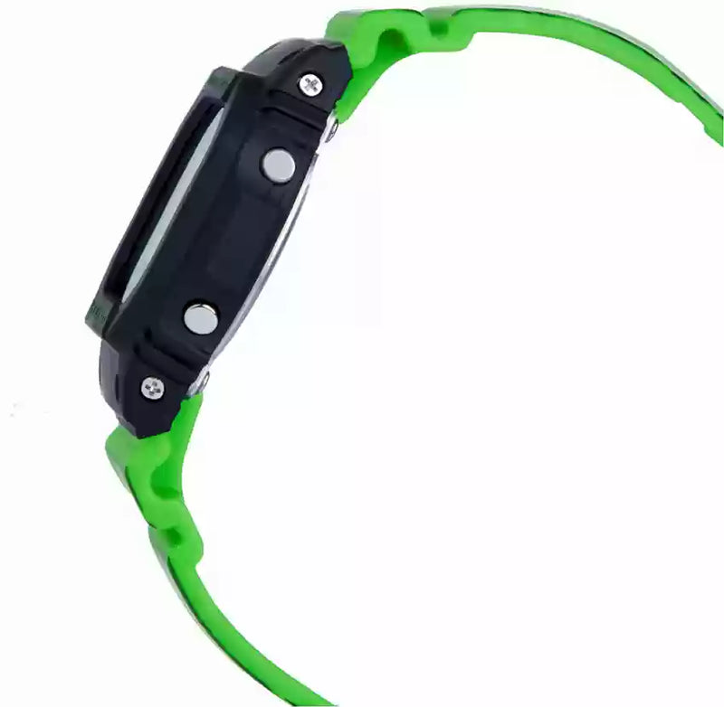 Casio G-Shock "Time Distortion" Green Strap Digital Watch DW-D5600TD-3DR