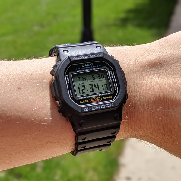 Casio G-SHOCK Classic Digital Black Band Men's Watch | DW5600E-1V