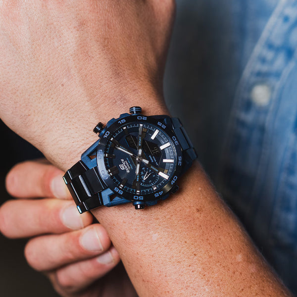 CASIO EDIFICE SOSPENSIONE COOL BLUE EDITION WATCH | ECB-2000CB-2ADF