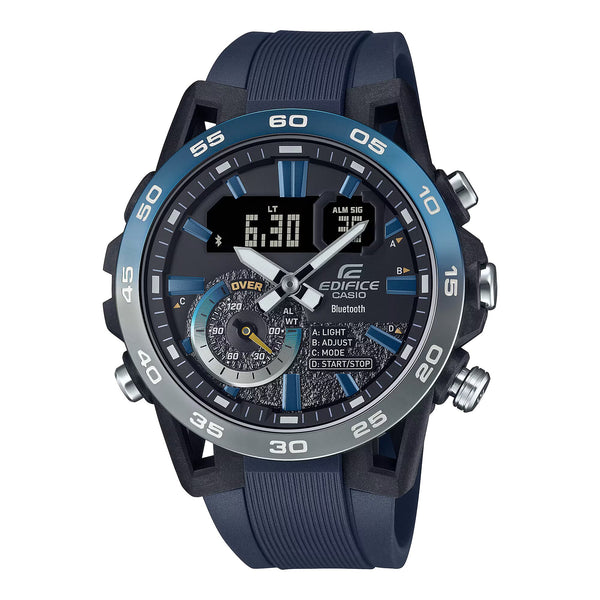 Casio Edifice SOSPENSIONE Blue Strap Men's Watch| ECB-40NP-1ADF