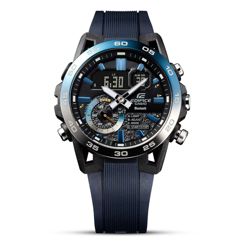 Casio Edifice SOSPENSIONE Blue Strap Men's Watch| ECB-40NP-1ADF