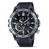 Casio Edifice SOSPENSIONE Black Strap Men's Watch| ECB-40P-1ADF