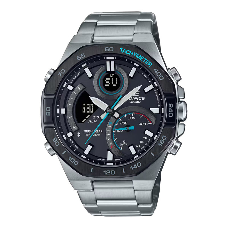 Casio Edifice Solar Mobile Linked Black Dial Men's Watch| ECB-950DB-1ADF