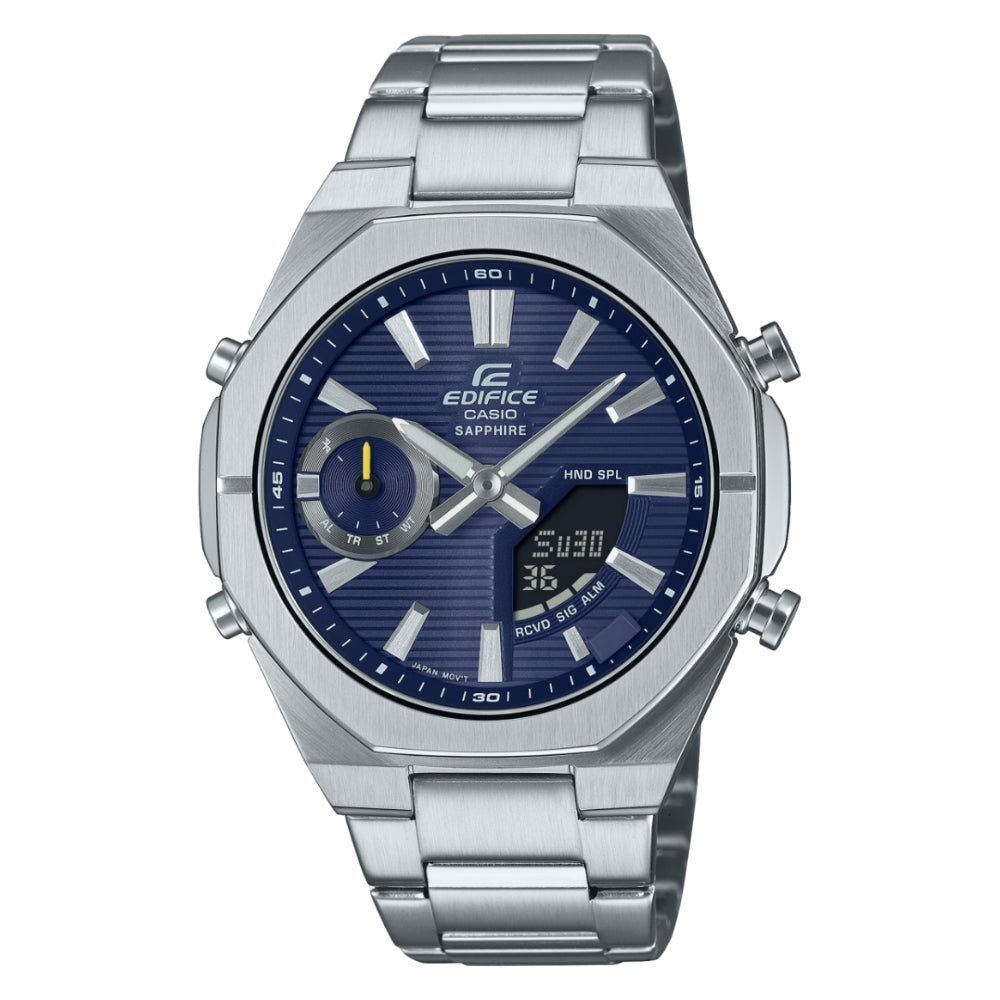 CASIO EDIFICE Smartphone Link Blue DIAL MEN'S WATCH | ECB-S10D-2ADF
