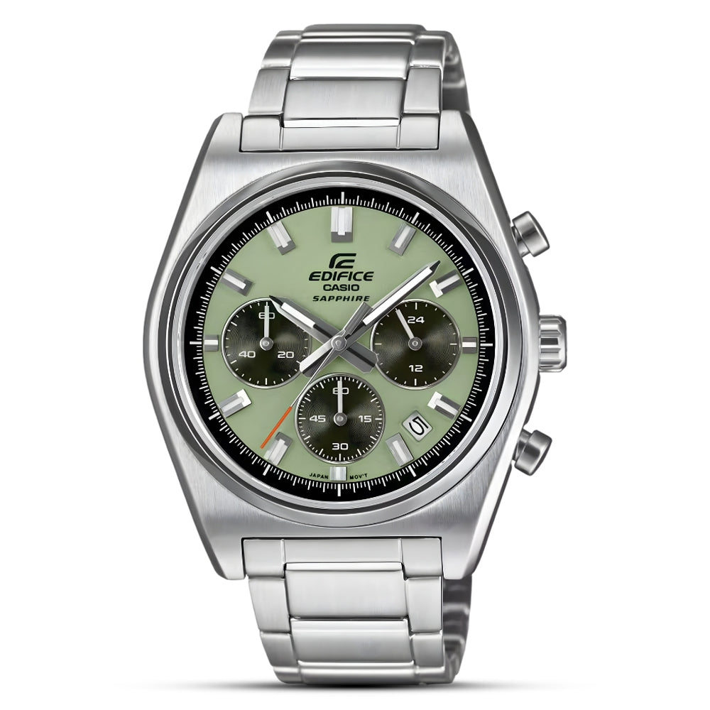 Casio Edifice  Chronograph Green Dial Men's EFB-730D-3AVUDF