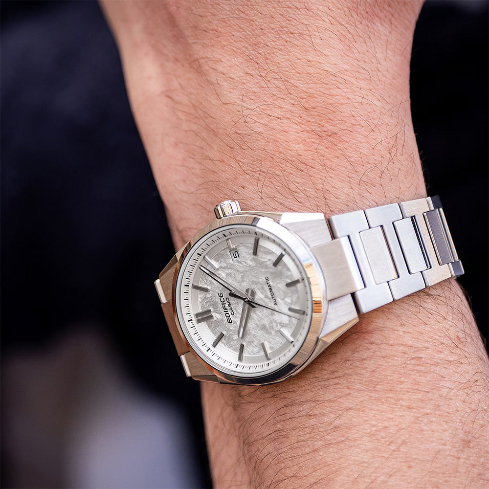 Casio Edifice Automatic White Dial Men's Watch | EFK-110D-7ADR