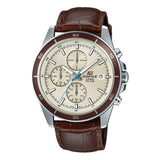 Casio Edifice Chronograph Beige Dial Men's Watch EFR-526L-7BVUDF