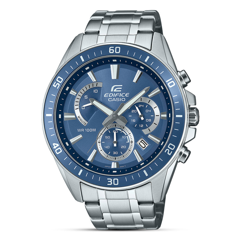 Casio Edifice Blue Chronograph Analog Men's Watch| EFR-552D-2AVUDF