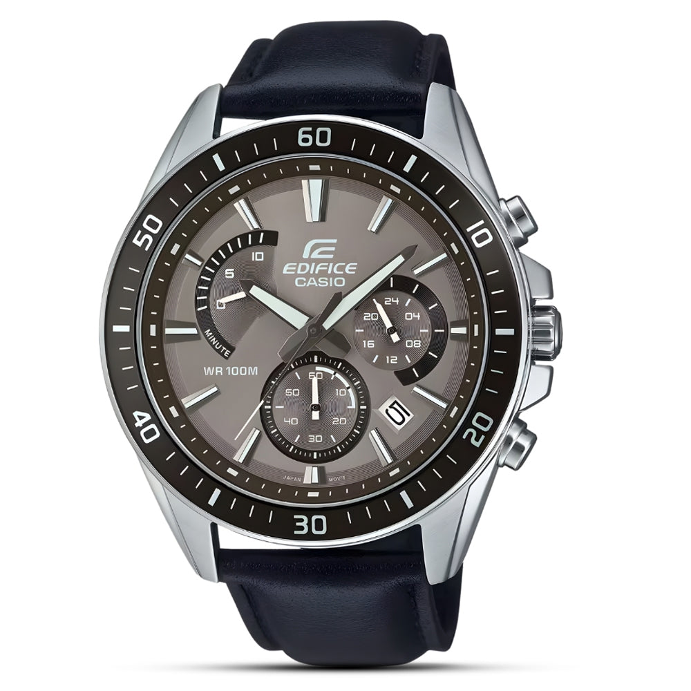 Casio Edifice Chronograph Grey Dial Men's Watch EFR-552L-5AVUDF