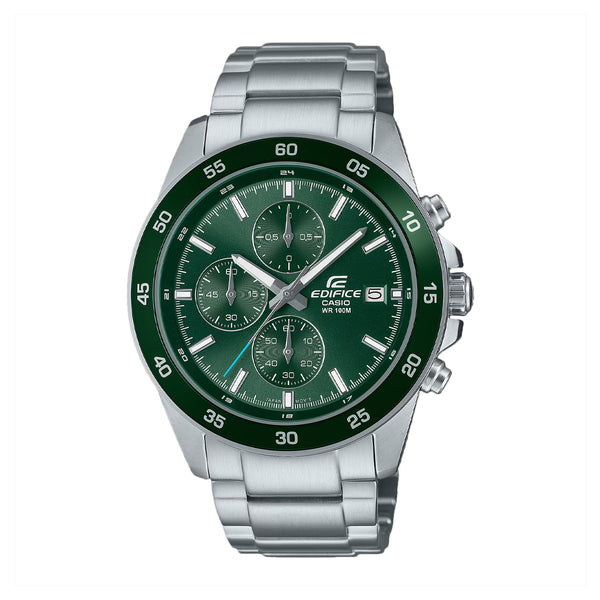 Casio Edifice Chronograph Green Dial Watch| EFR-574DB-3AVUDF