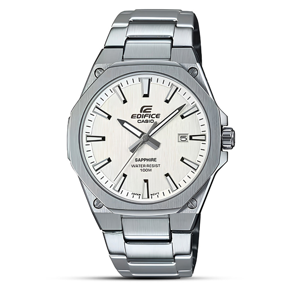 Casio Edifice 3-Hand White Dial Men's Watch| EFR-S108D-7AVUDF