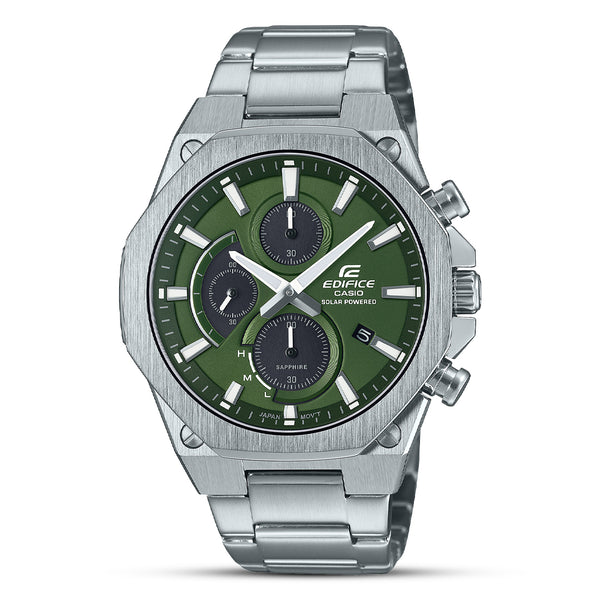 CASIO EDIFICE Chronograph Green Dial Men's Watch | EFS-S570D-3AUDF