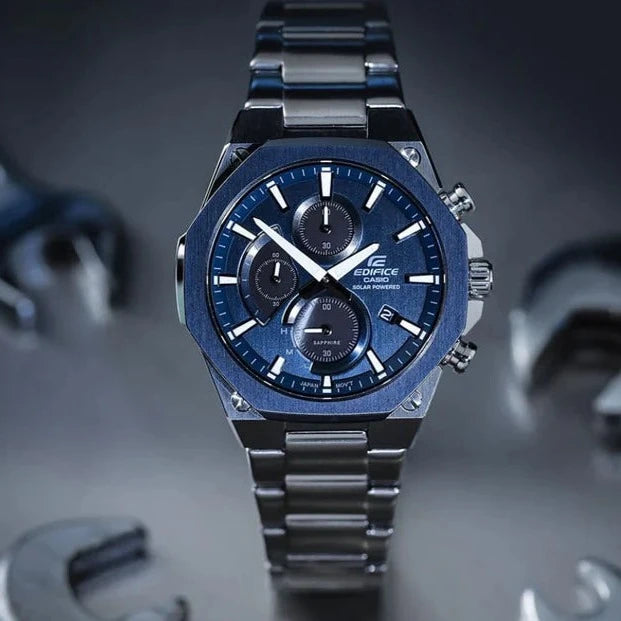 Casio Edifice Solar Powered Sapphire Crystal Dial Watch| EFS-S570DB-2AUDF