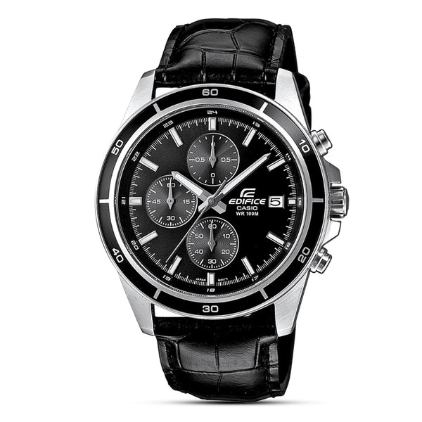 Casio Edifice Chronograph Black Dial Men's Watch | EFR-526L-1AVUDF