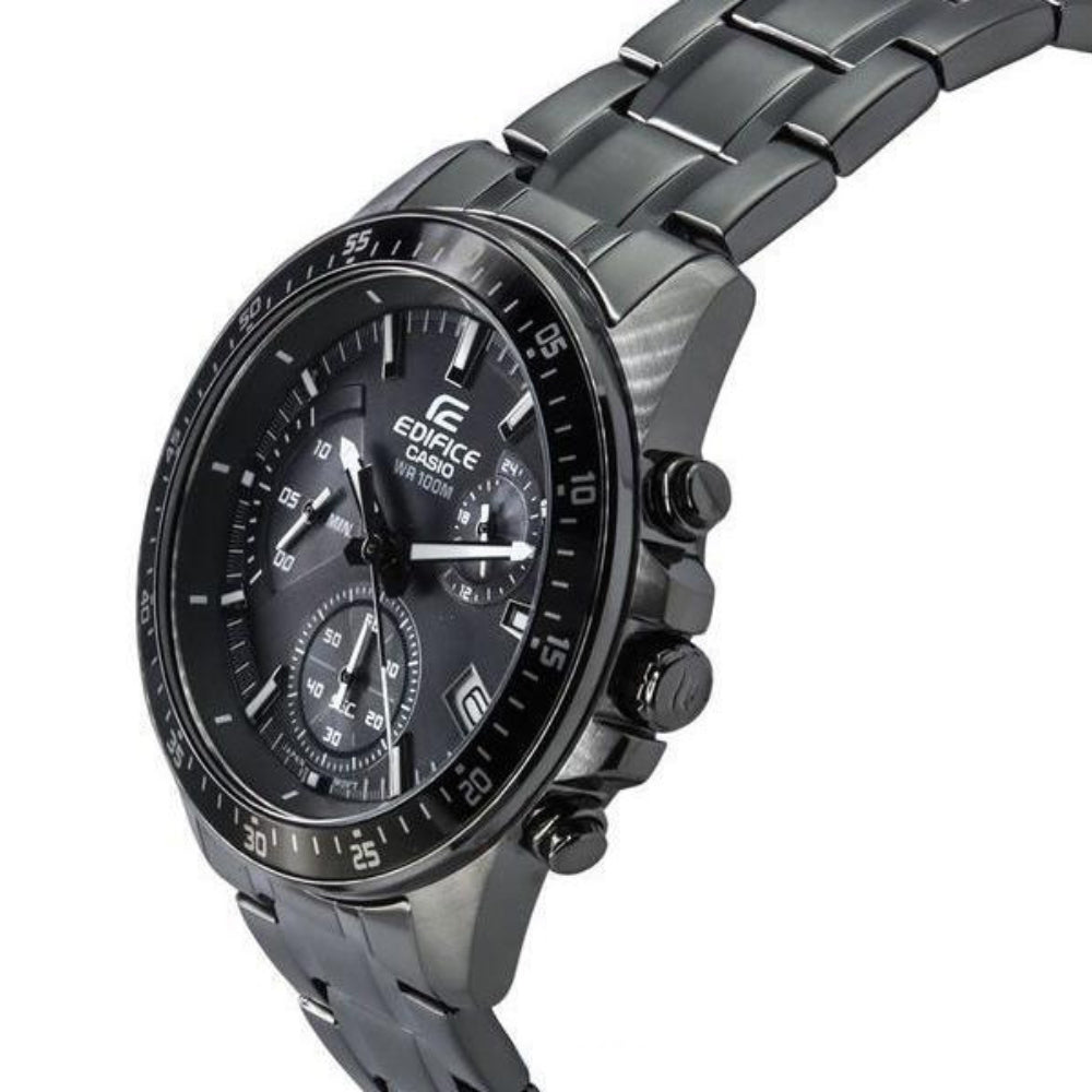 CASIO EDIFICE BLACK DIAL CHRONOGRAPH WATCH | EFV-540DC-1CVUDF