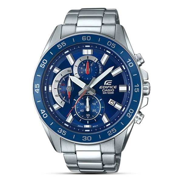 Casio Edifice Blue Chronograph Analog Men's Watch| EFV-550D-2AVUDF