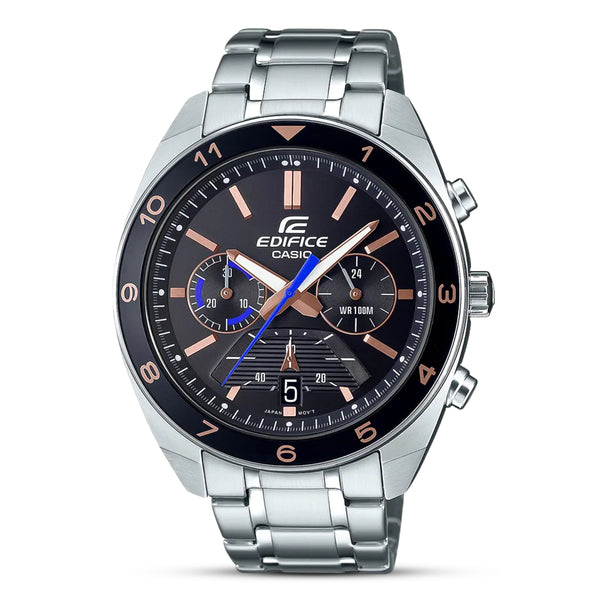 Casio Edifice Black Dial Chronograph Men's Watch| EFV-590D-1AVUDF