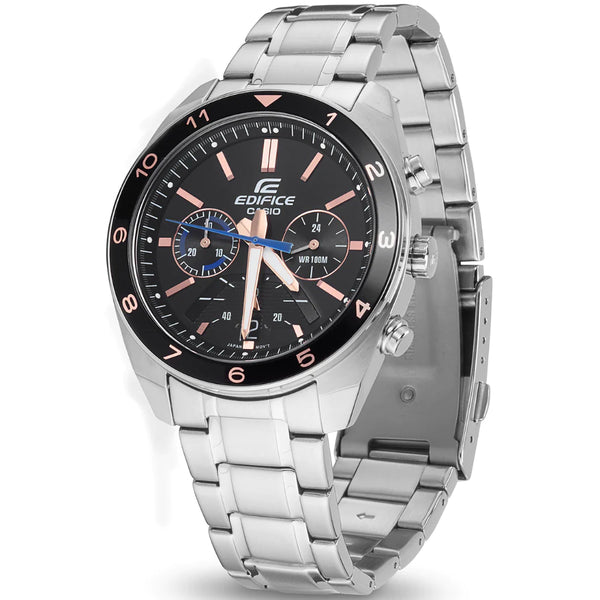 Casio Edifice Black Dial Chronograph Men's Watch| EFV-590D-1AVUDF