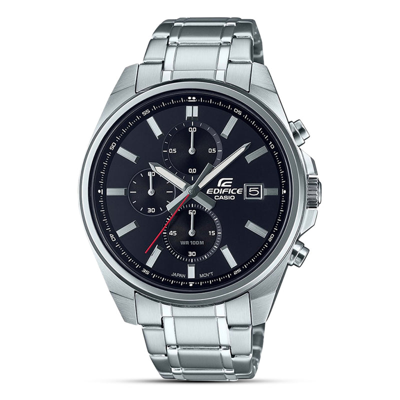 Casio Edifice Standard Black Chronograph Men's Watch| EFV-610D-1AVUDF