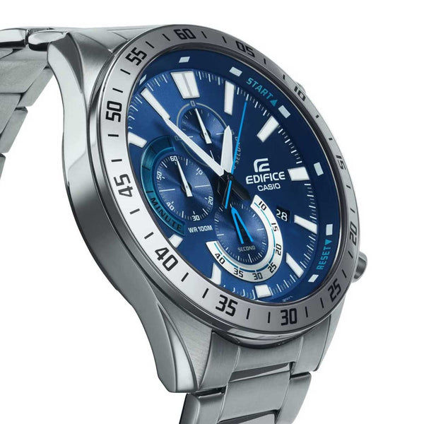 Casio Edifice Blue Dial Chronograph Men's Watch| EFV-620D-2AVUDF