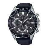 Casio Edifice Black Dial Leather Strap Men's Watch| EFV-620L-1AVUDF