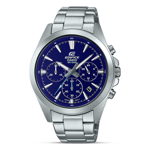 Casio Edifice Blue Dial Chronograph Men's Watch| EFV-630D-2AVUDF