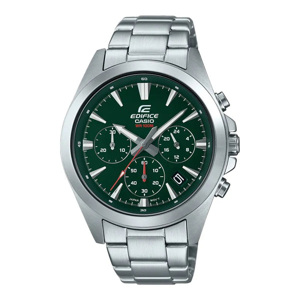 Casio Edifice Chronograph Green Dial Men's Watch| EFV-630D-3AVUDF