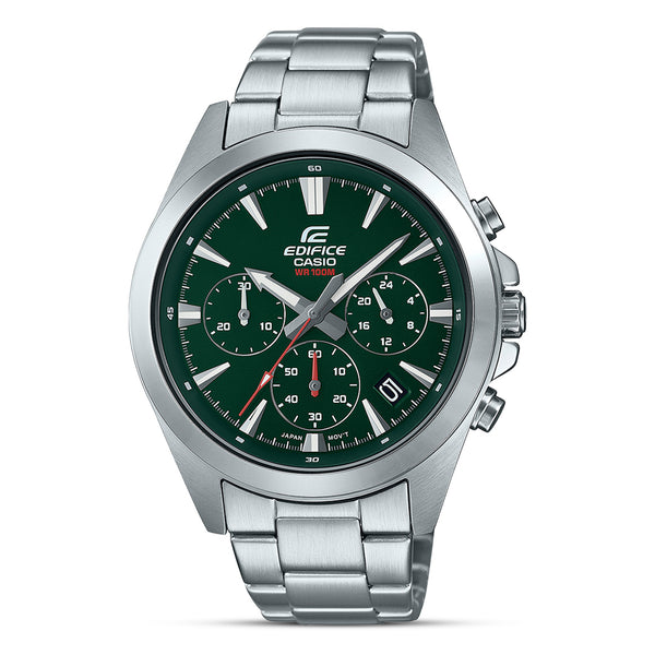 Casio Edifice Chronograph Green Dial Men's Watch| EFV-630D-3AVUDF