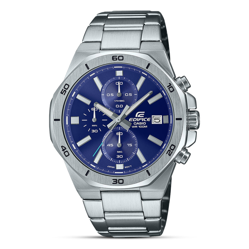 Casio Edifice Chronograph Blue Dial Men's Watch| EFV-640D-2AVUDF